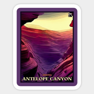 Antelope Canyon, Arizona Sticker